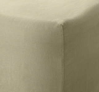 Stonewashed Linen Fitted Sheet