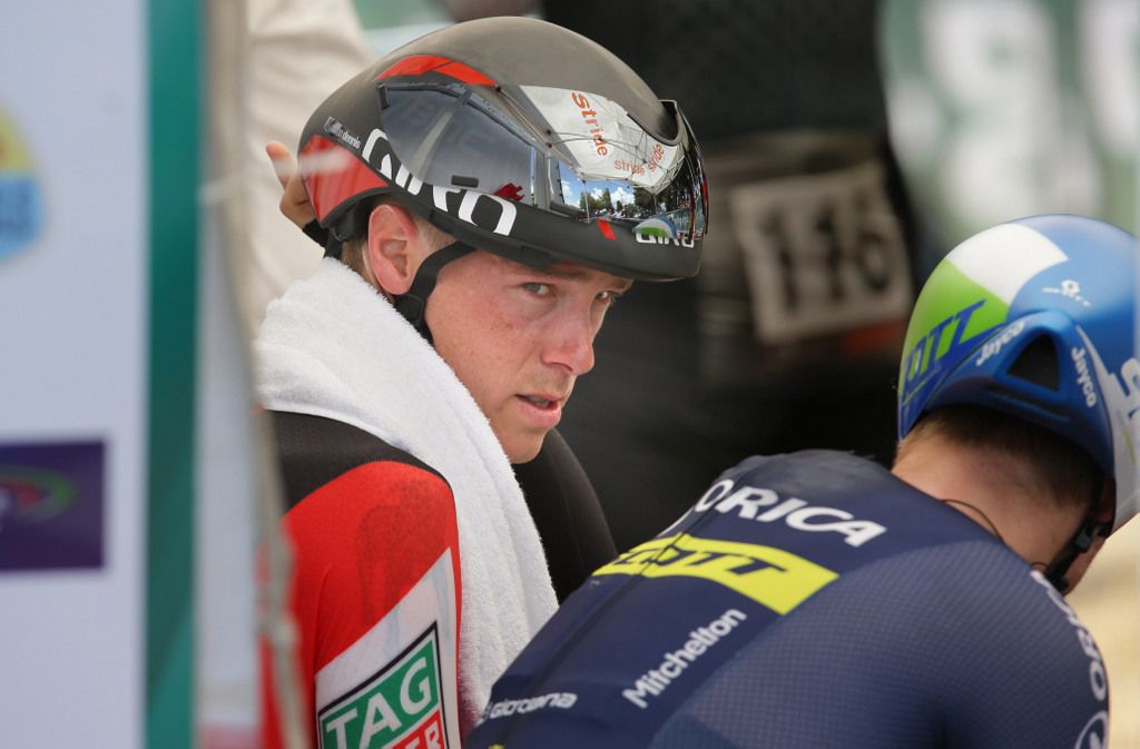 Rohan back stage after claiming the gold medal