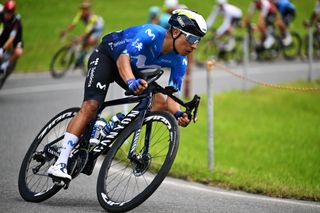 Nairo Quintana abandons Tour de Suisse after breaking hand in stage 2 crash
