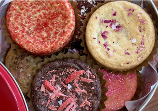 Valentine's Cookies in tin