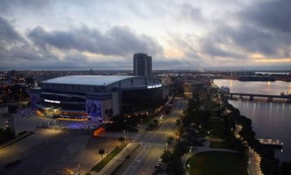 Tampa will play host to the Republican National Convention at the Tampa Bay Times Forum from Aug. 27-30, but brewing Tropical Storm Isaac, which could turn into a hurricane, is threatening to