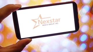 Nexstar logo on a phone