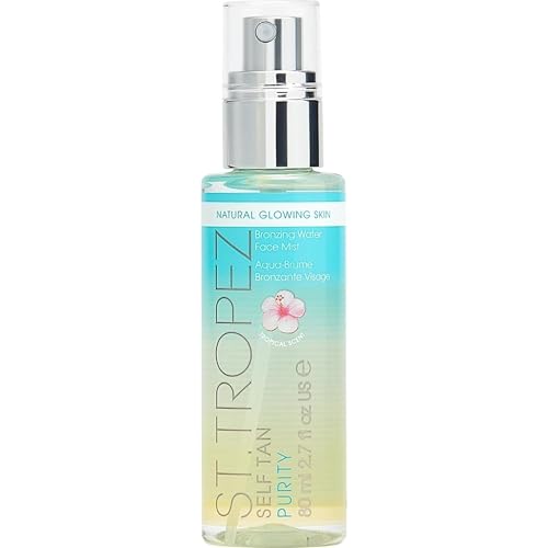 St.tropez Self Tan Purity Bronzing Water Face Mist, Natural Sunkissed Glow With Hyaluronic Acid & Antioxidants, Vegan, Natural & Cruelty-Free Face Care, 2.7 Fl Oz