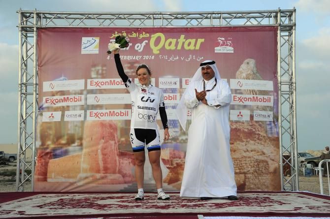 Amy Pieters also took over the young riders' classification