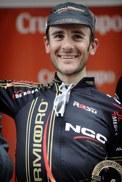 Sergio Pardilla (Carmiooro NGC) on the podium