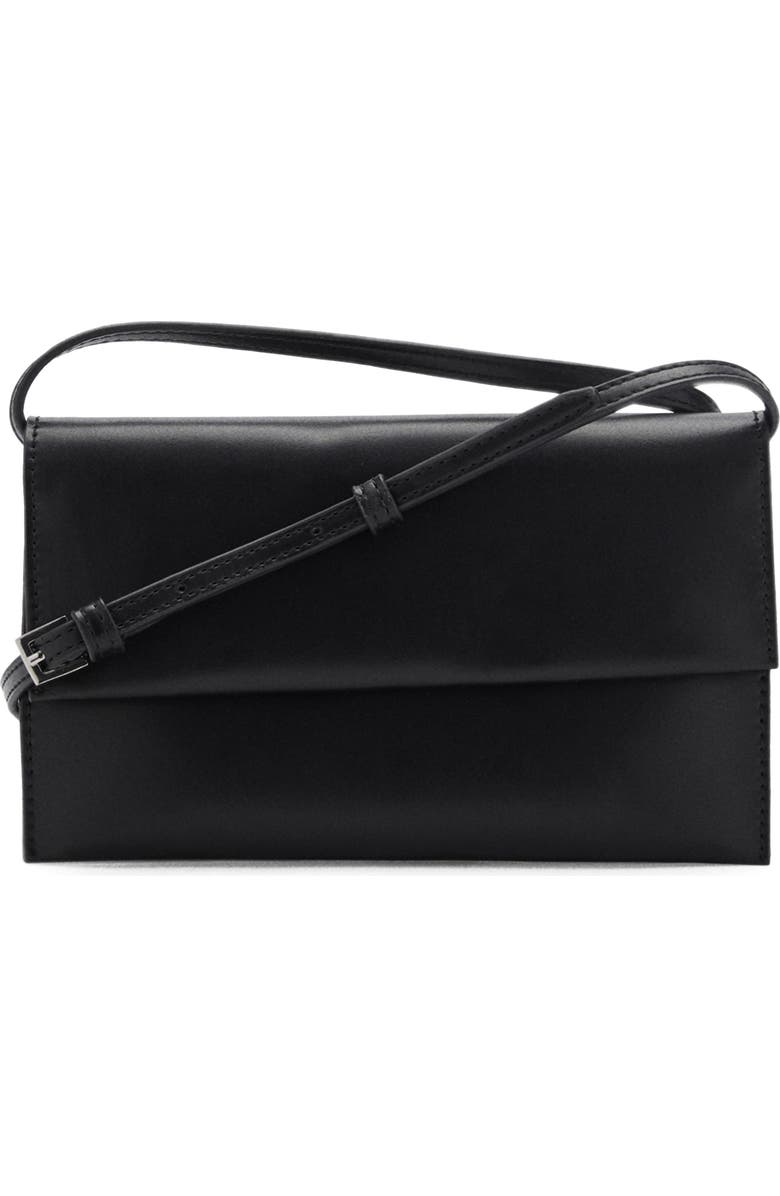 Faux Leather Crossbody Bag