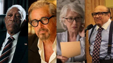 Morgan Freeman, Al Pacino, Helen Mirren, and Danny DeVito