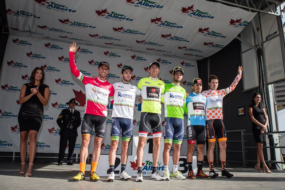 The overall jersey winners for the week