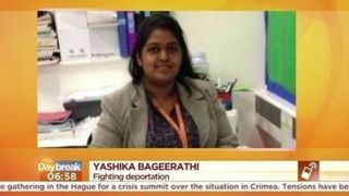 Yashika Bageerathi, student facing deportation