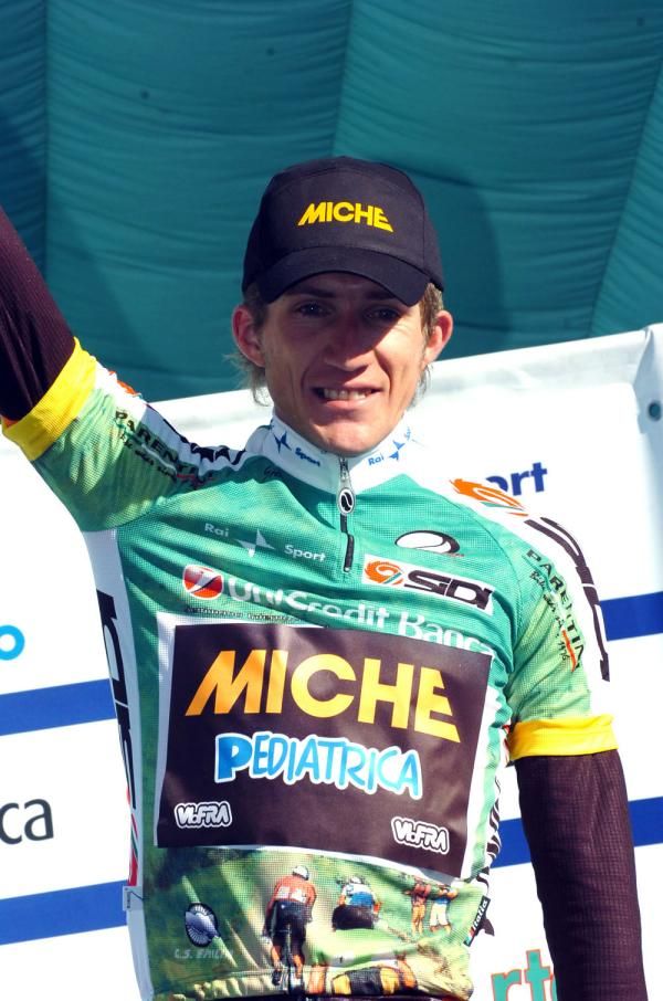 Przemyslaw Niemiec (Miche) on the podium