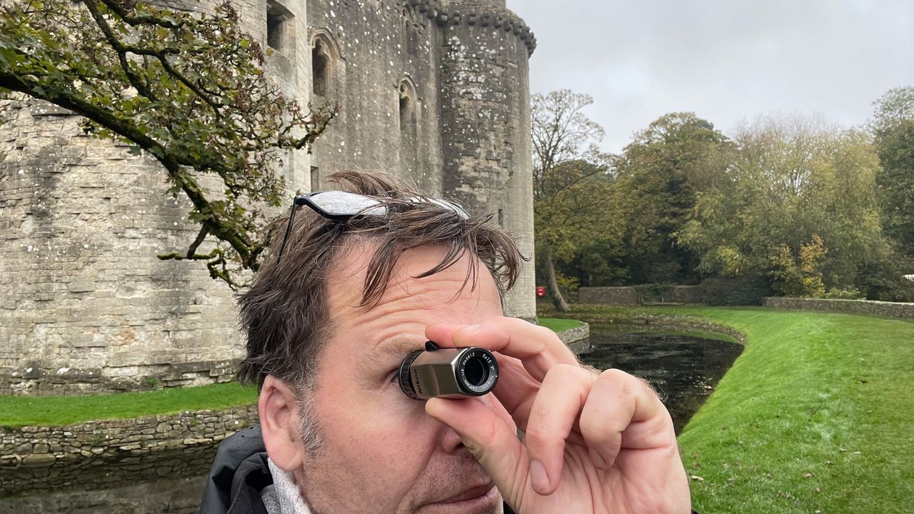 monocular in the hands of the reviewer