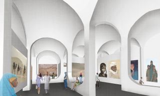 niamey cultural centre interior