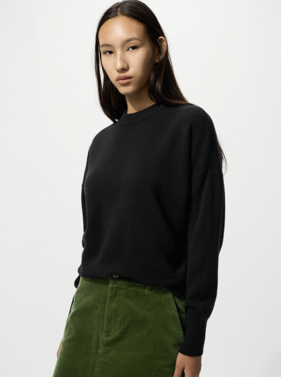 Uniqlo, Lambswool Crew Neck Jumper