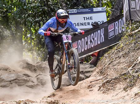 Miranda Miller (Canada) gave Canada its first elite women's DH Championship since Cindy Devine in 1990