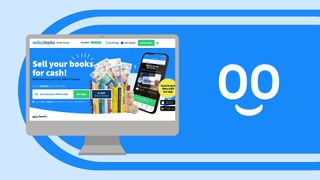 Selling books online - WeBuyBooks logo and screenshot