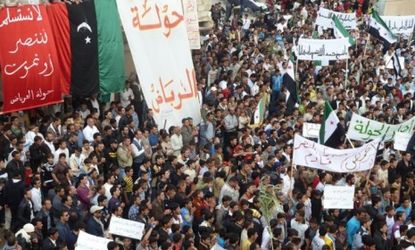 After nearly eight months of protests, Syrians may be close to an end of President Assad's autocratic rule.