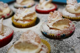 Lemon butterfly fairy cakes