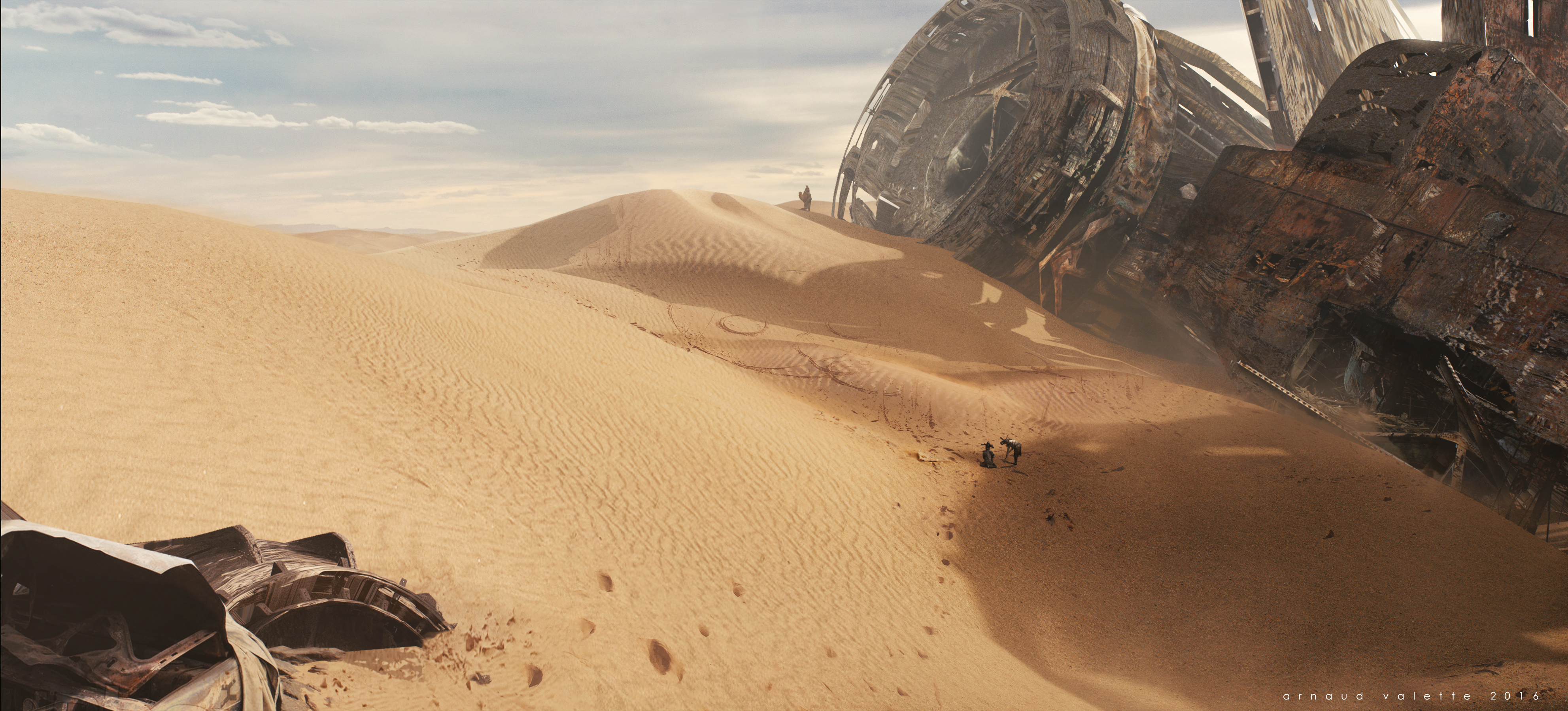 Whether you are working on an environment or creating a character, Arnaud says you need to get your fundamentals right
