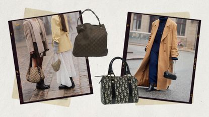 Collage of Designer Bags and Streetstyle Imagery