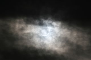 Annular Solar Eclipse from the Clouds