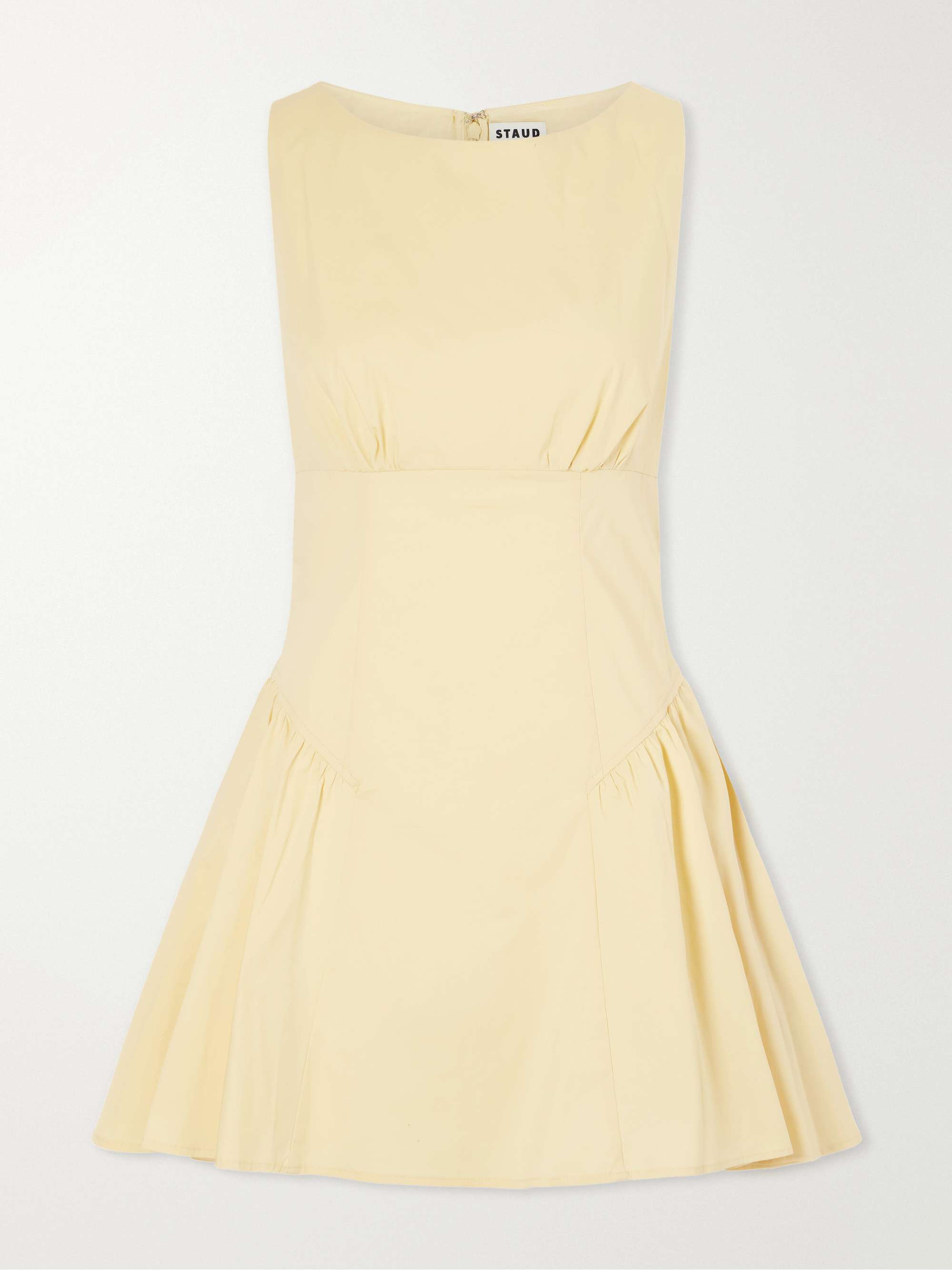 Gwen Paneled Cotton-Blend Poplin Mini Dress