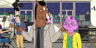 BoJack and Princess Carolyn in BoJack Horesman.