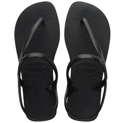 Havaianas - Flash Urban, Comfortable, Elegant, and Versatile Sandals, Closed Ankle, Metallic Crossed Straps, Women