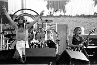 Ozzy Osbourne and Randy Rhoads live in the US