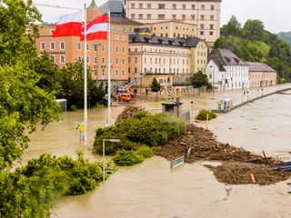 wild weather of 2013, fooding, floods, Linz, Austria