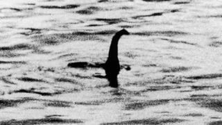 This famous photograph of Nessie from 1934 turned out to be a hoax created with a toy submarine and a fake "sea monster" body.