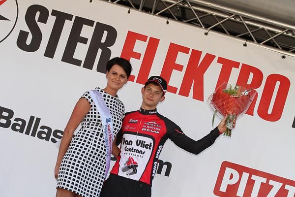 Christoph Pfingsten (Van Vliet EBH Elshof) on the podium.