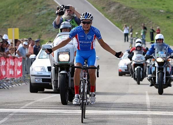 Egor Silin (Russian National Team) wins the stage.