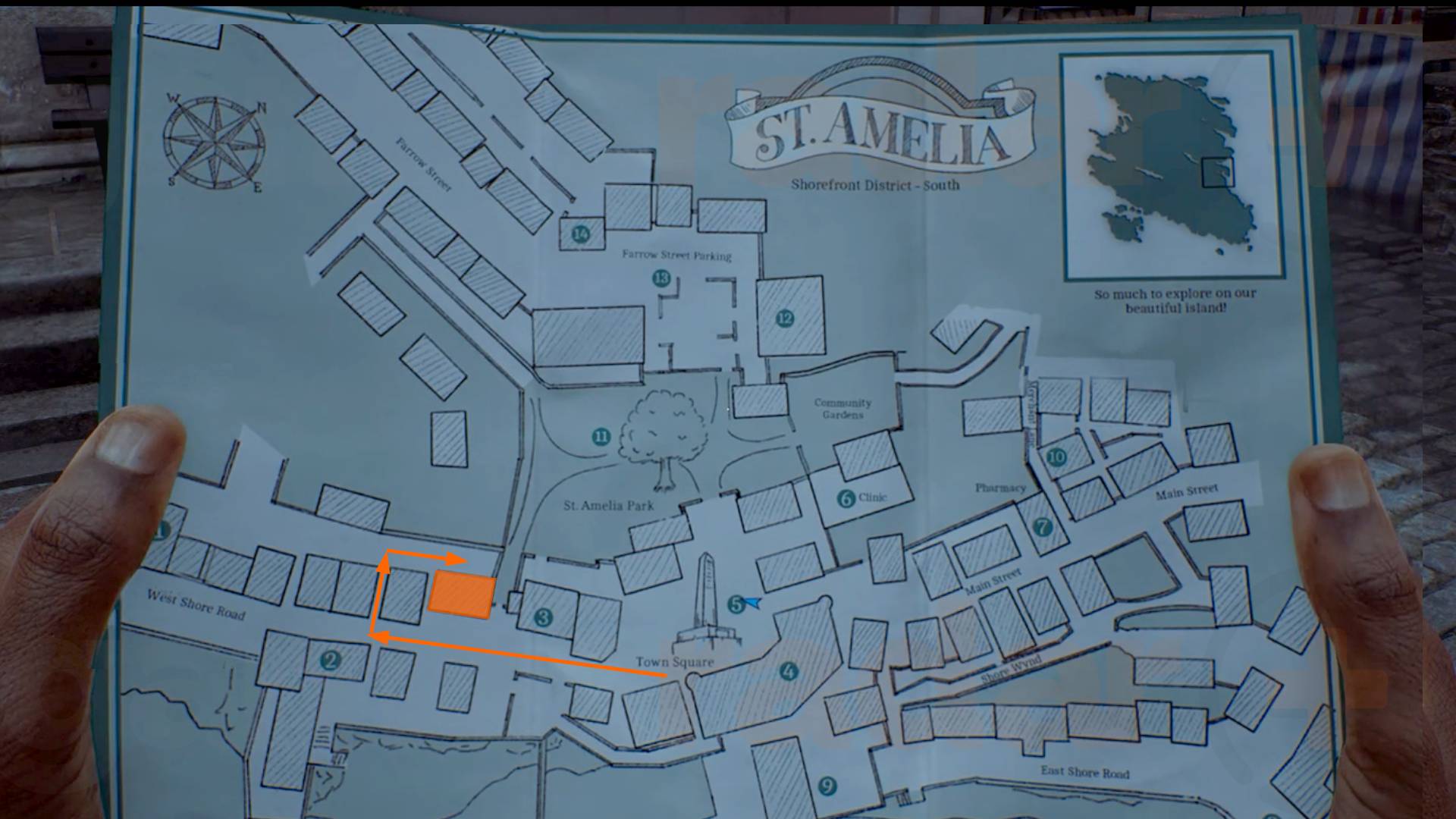 silent hill townfall house tv image