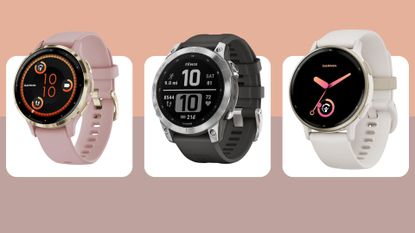 A selection of devices in the Garmin sale, including the Fenix 7, vivoactive 5, and Venu 3