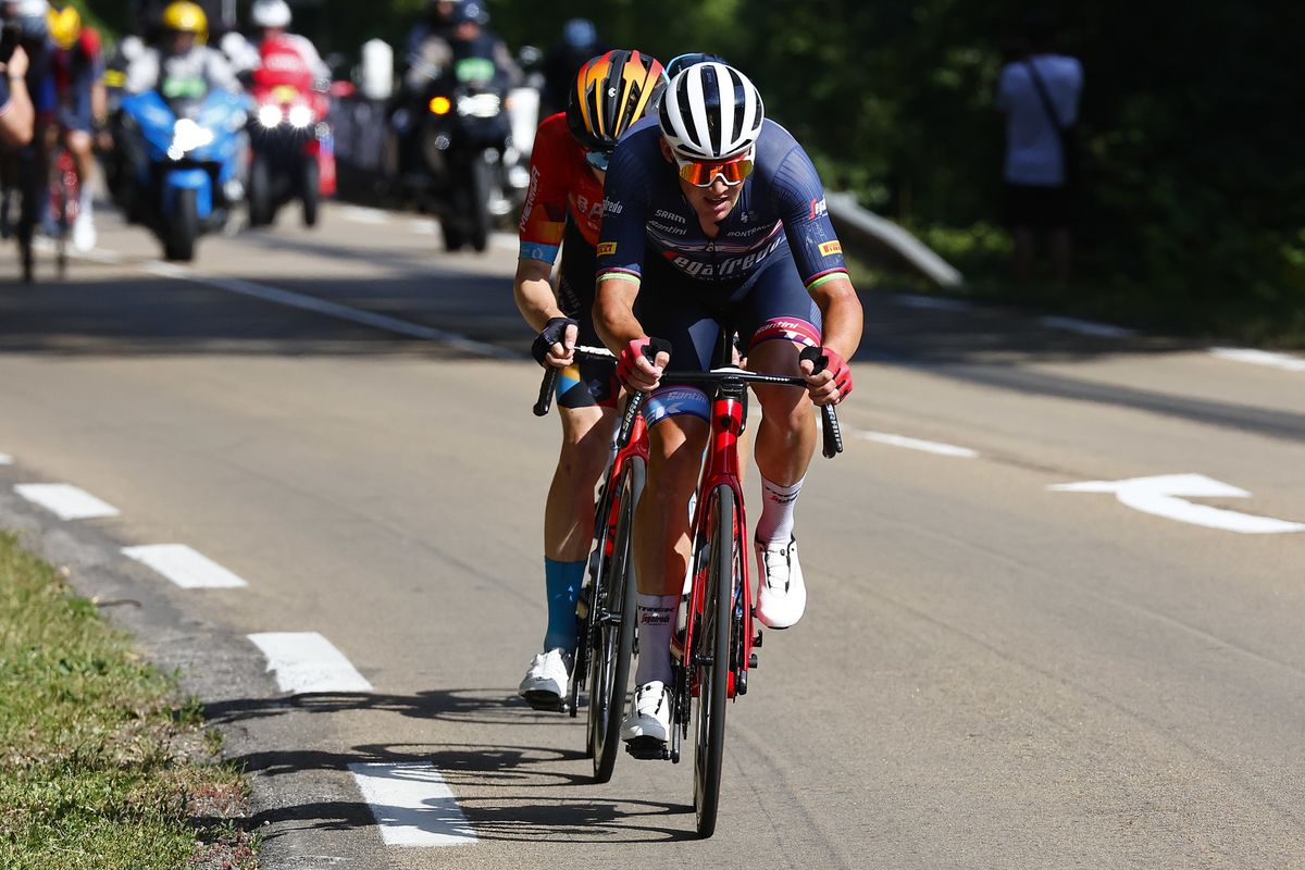 Tour de France 2022 - 109th Edition - 13th stage Bourg d'Oisans - Saint Etienne 193 km - 15/07/2022 - Mads Pedersen (DEN - Trek - Segafredo) - photo Luca Bettini/SprintCyclingAgency&Acirc;&copy;2022