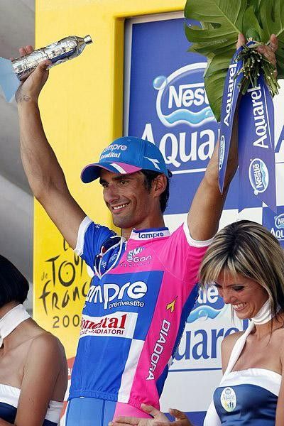 All smiles on the podium for stage winner Daniele Bennati (Lampre-Fondital).