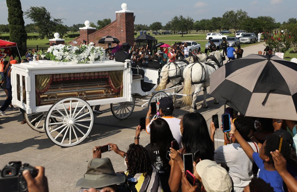 George Floyd memorial service.