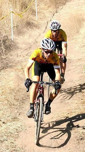 Barb's boyfried Josh in action during the Surf City Cross in Santa Cruz, California.
