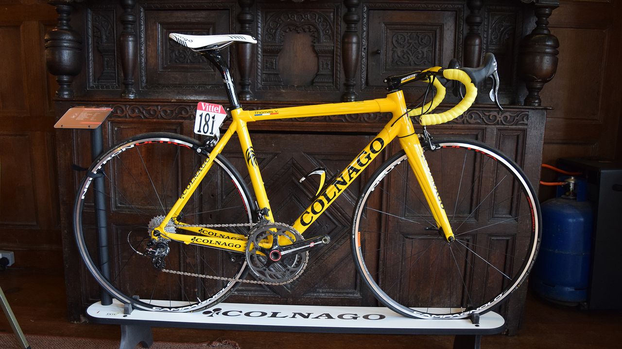 Thomas Voeckler's Colnago C59 from the 2011 Tour de France