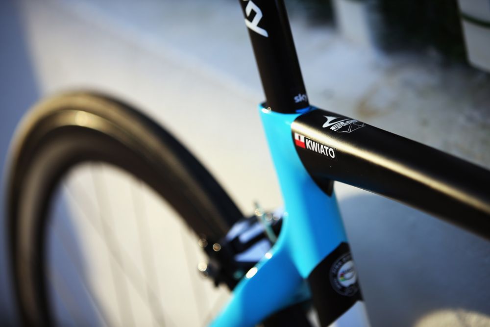 All of the Team Sky bikes for 2016 have new graphics