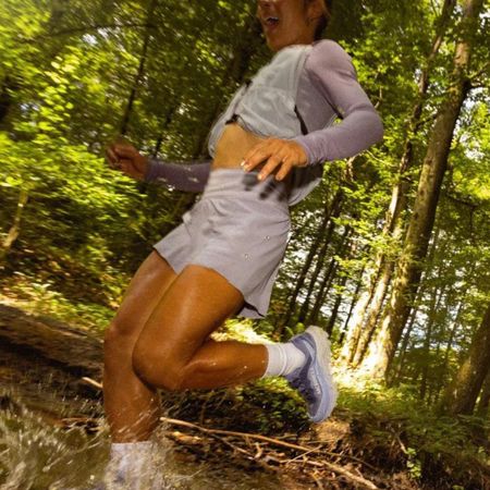 model running in merrell trail running shoes