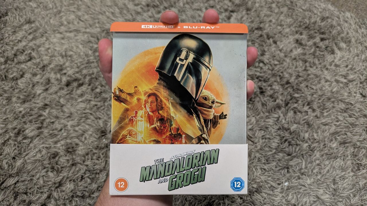 Star Wars the mandalorian &amp; grogu 4k blu-ray steelbook case