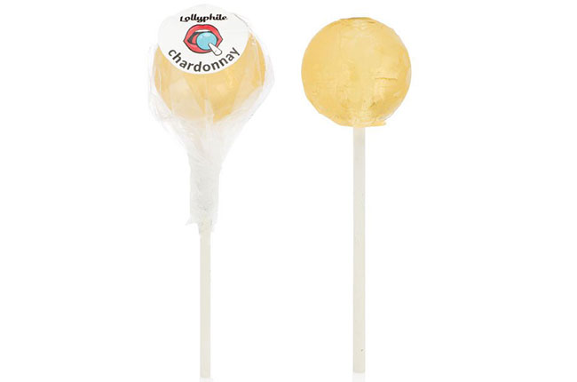 Wine lollipops