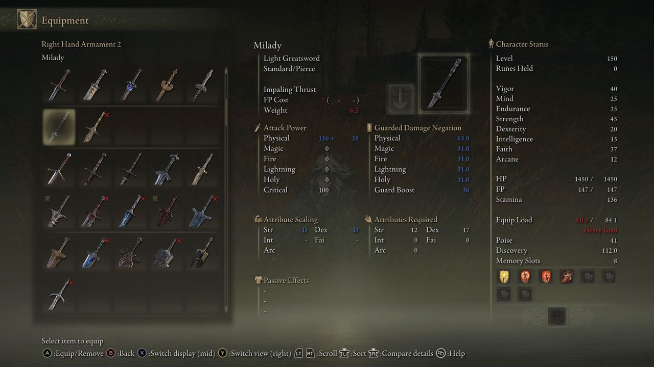 Elden Ring Shadow of the Erdtree best weapons