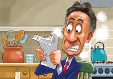 UK energy prices illustration - Ed Miliband's electricity bill