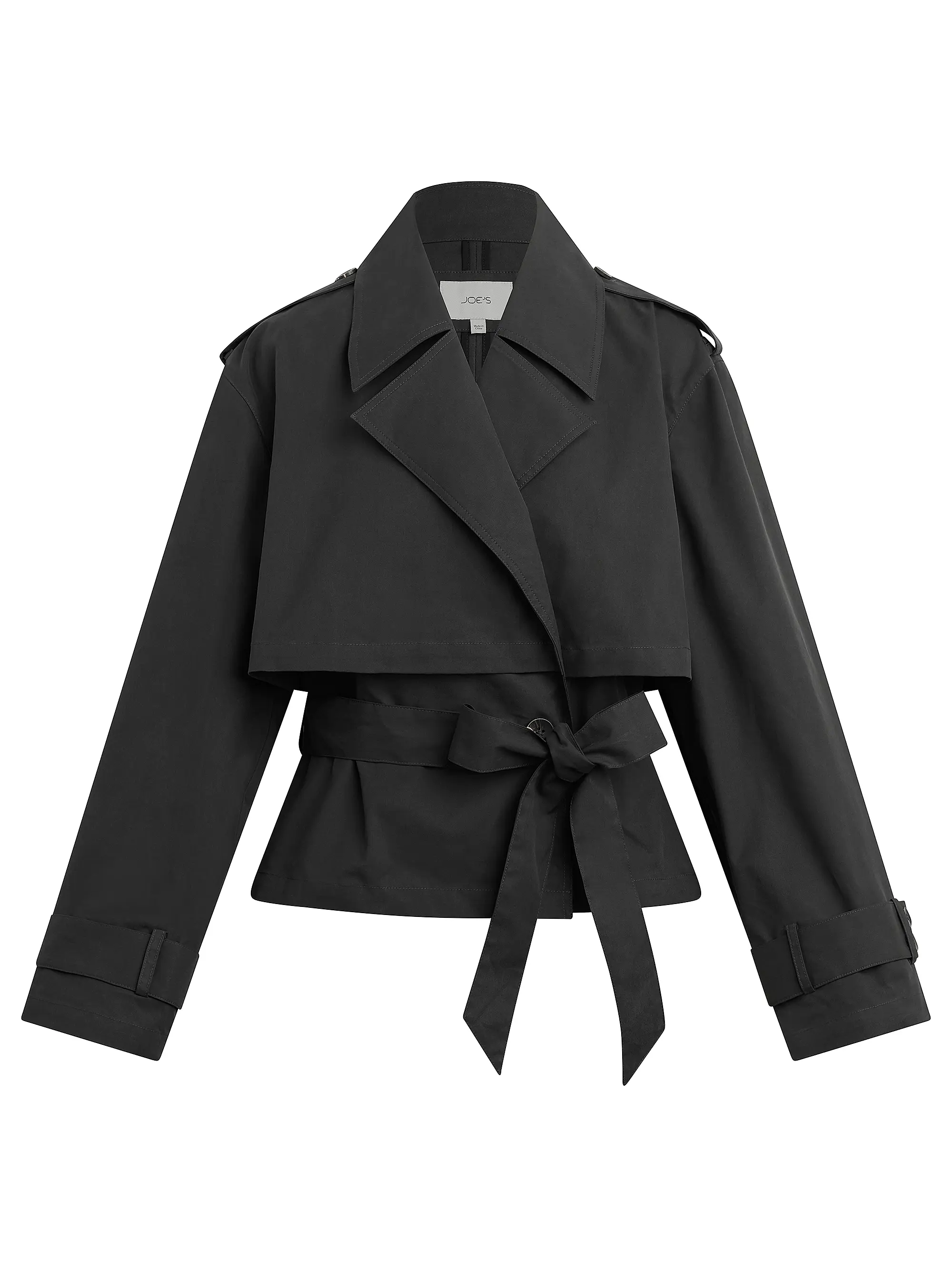The Liz Cropped Trench Coat