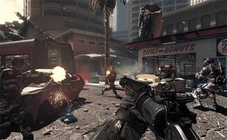 A street skirmish in 'Call of Duty: Ghosts.' Copyright 2013 Activision