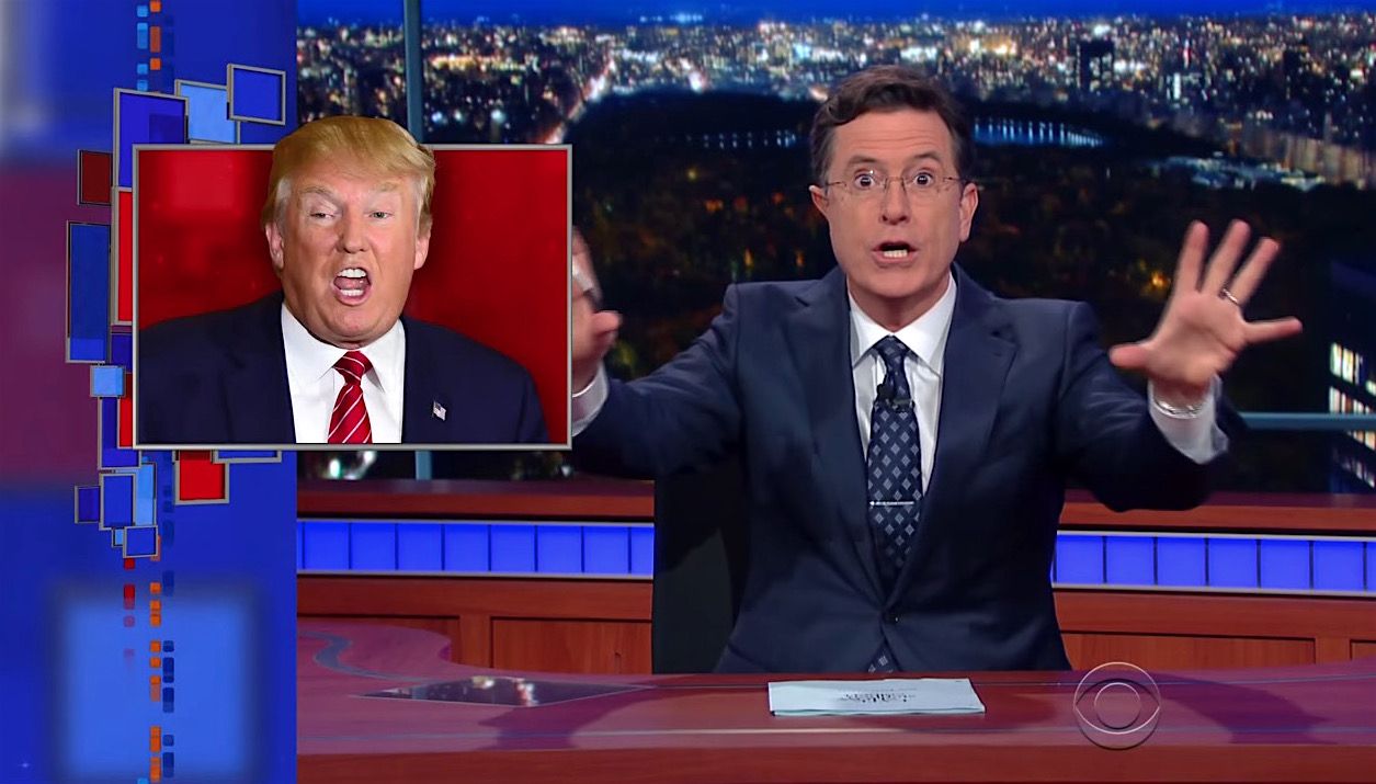 Stephen Colbert isn&amp;#039;t buying Donald Trump&amp;#039;s predictive powers