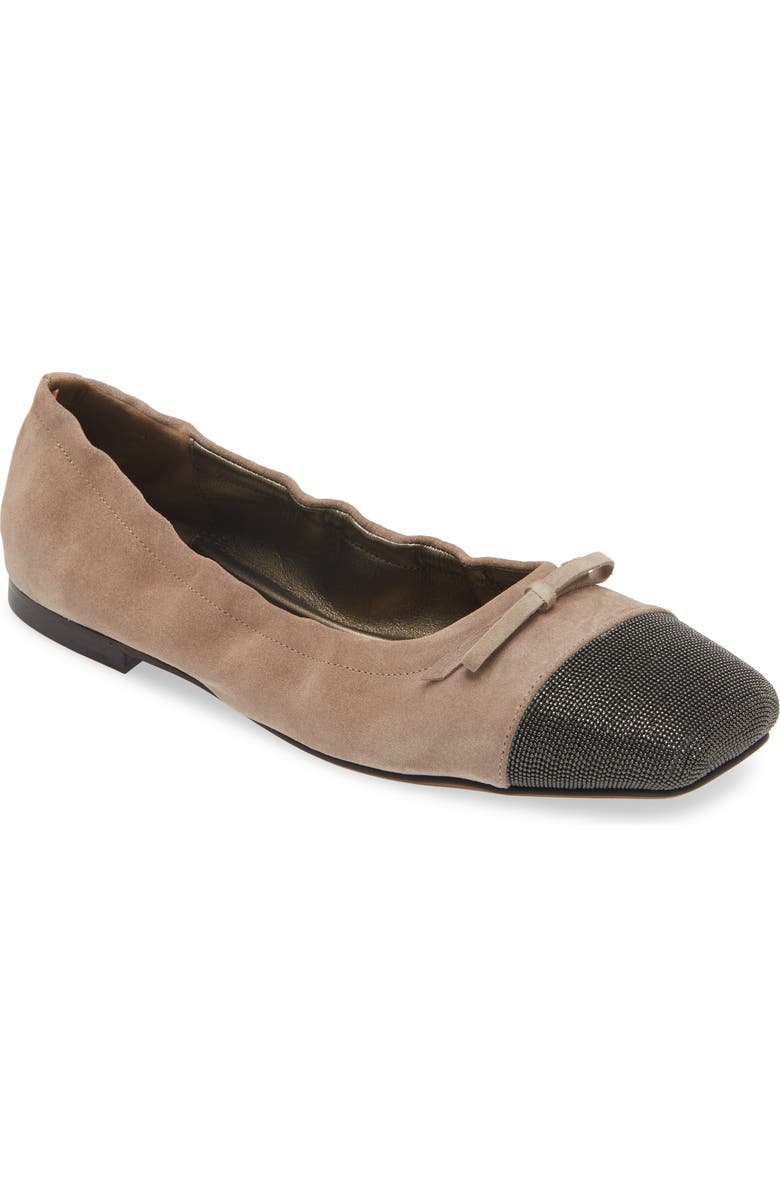 Monili Cap Toe Ballet Flat