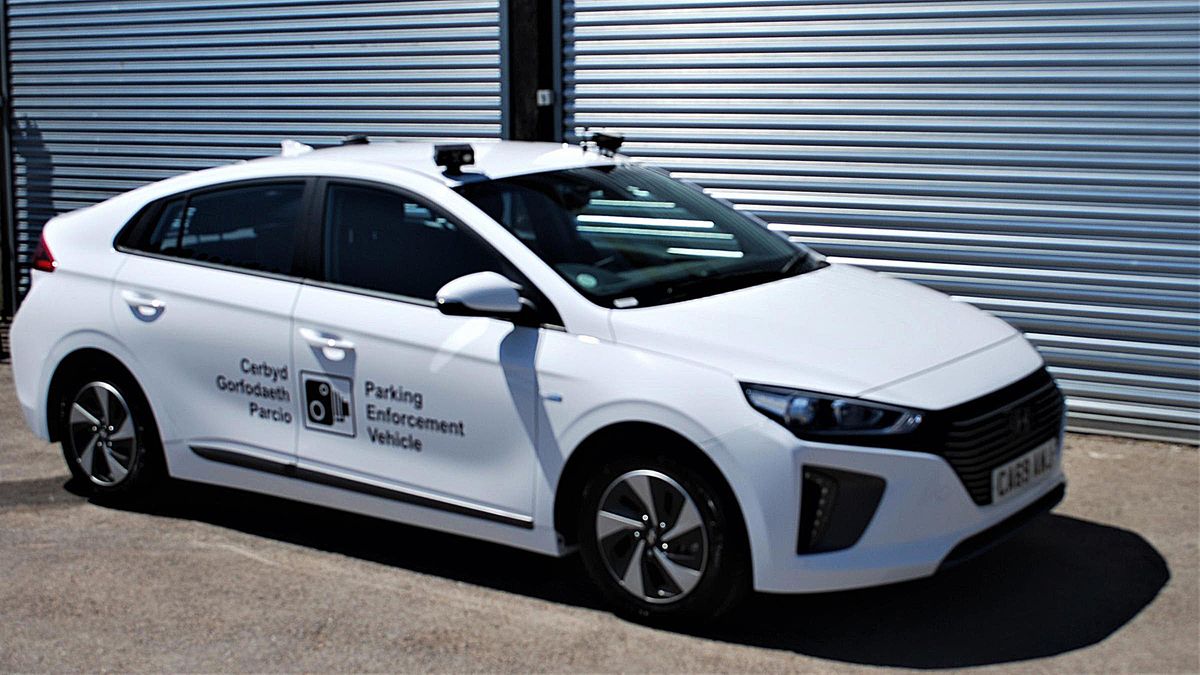 Newport City Council parking enforcement camera car